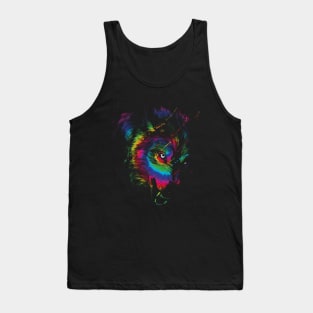 Wolves tie dye Tank Top